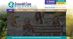 Desktop Screenshot of emeraldcovedaycamp.com